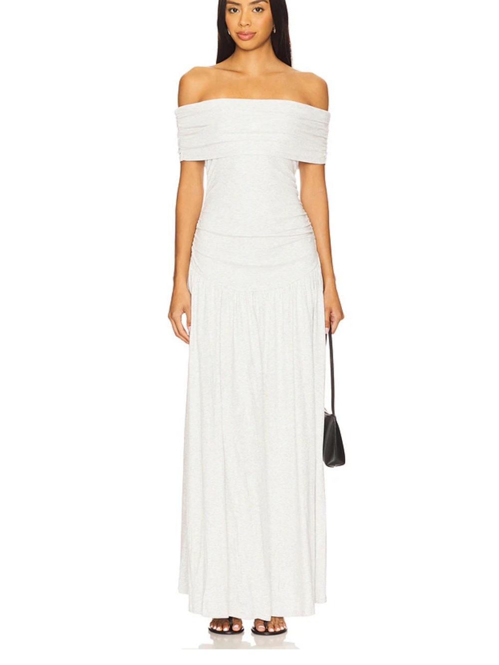 Lioness Field of Dreams Maxi Dress in Soft Grey